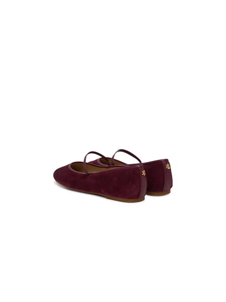 Balerinke LAUREN RALPH LAUREN Jayna Mj Fl Tamnocrvena