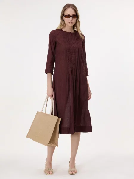 Rochie midi Orsay maro