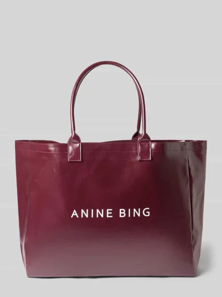 Shopperka Anine Bing z logo czerwona