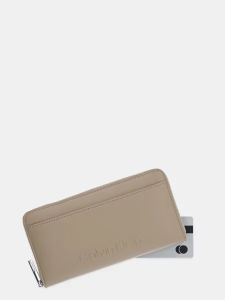 Calvin Klein Pénztárcák világosbarna bézs