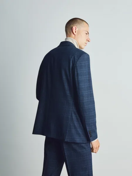 Reserved Блейзер regular fit з темно-синій синій