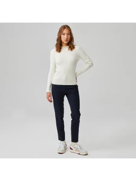Lacoste Sweter Lacoste biały