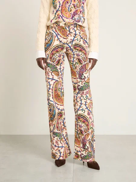 Etro Dżinsy Bootcut rot niebieskie