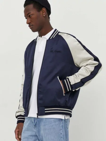 The Kooples geaca bomber barbati marin de tranzitie albastru