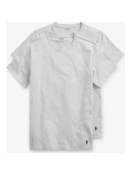 Koszulka z krótkim rękawem Ralph Lauren Classic Undershirt 2 sztuki M szary