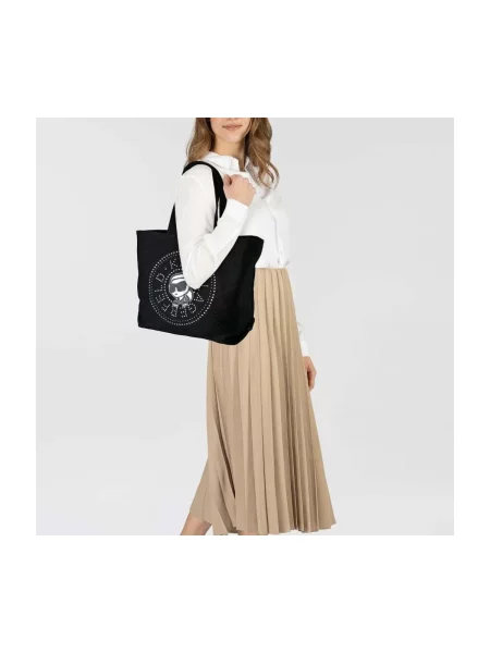 Karl Lagerfeld Geantă shopper Ikon negru