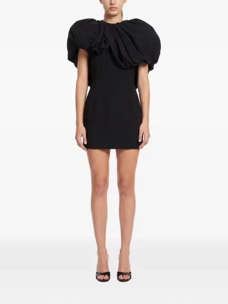 Rochie mini Magda Butrym drapată negru