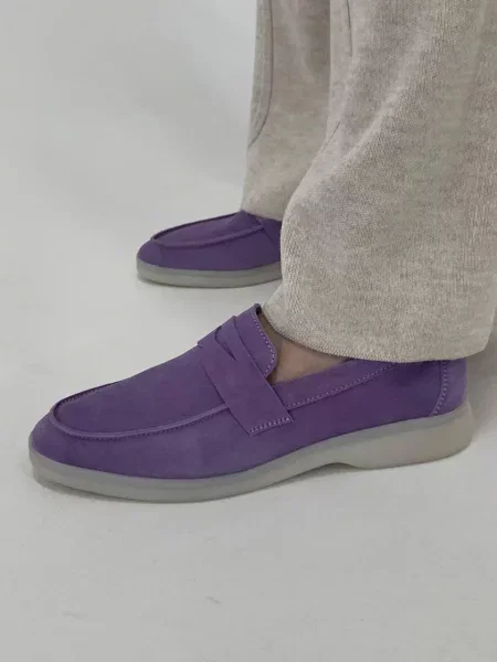 Замшевые лоферы 105.store