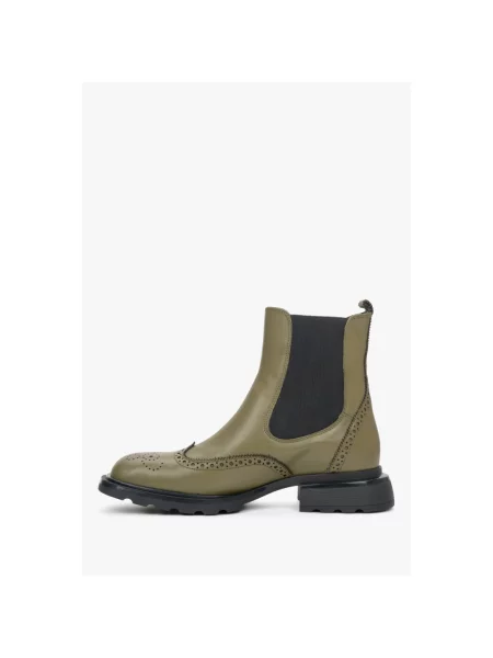 Ботинки челси Estro зеленые