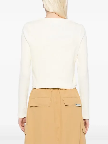 Top Chocoolate cu broderie