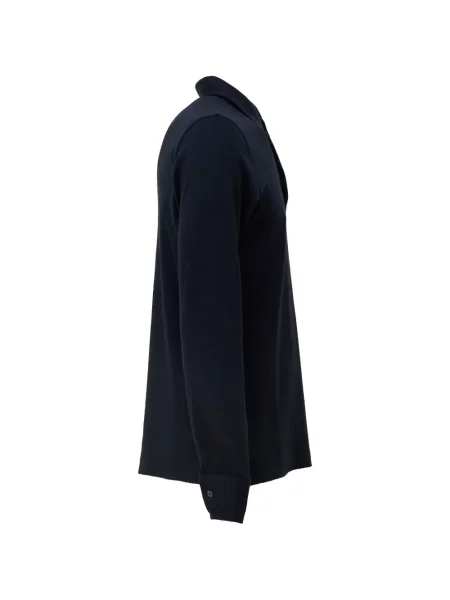 Lung tricou polo Zanone albastru