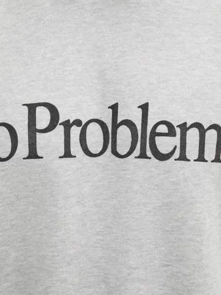 Pulover No Problemo cu decolteu rotund gri