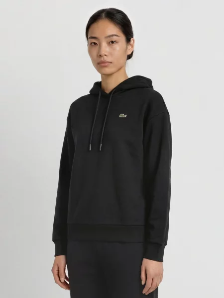 Lacoste Mikina S Kapucí černá