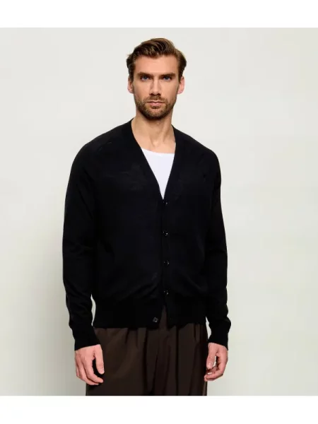 AMI Paris De lână cardigan negru
