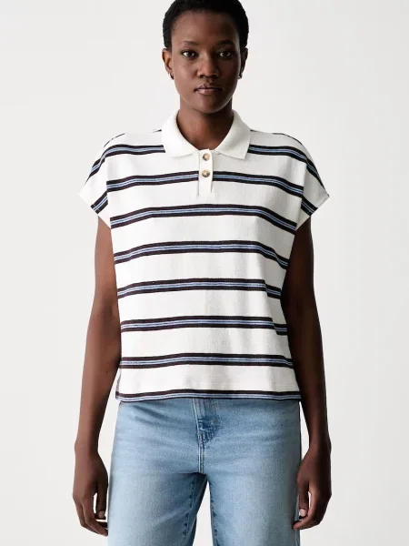 Tricou polo Marc O'polo bej