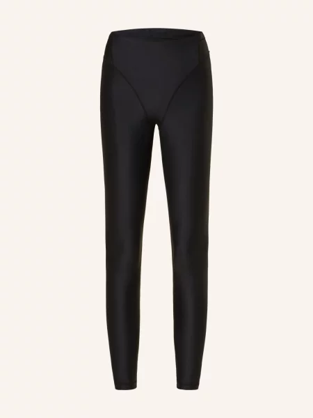 District Vision Legginsy Do Biegania schwarz czarne
