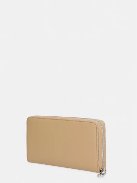 Calvin Klein denarnica iz umetnega usnja bež