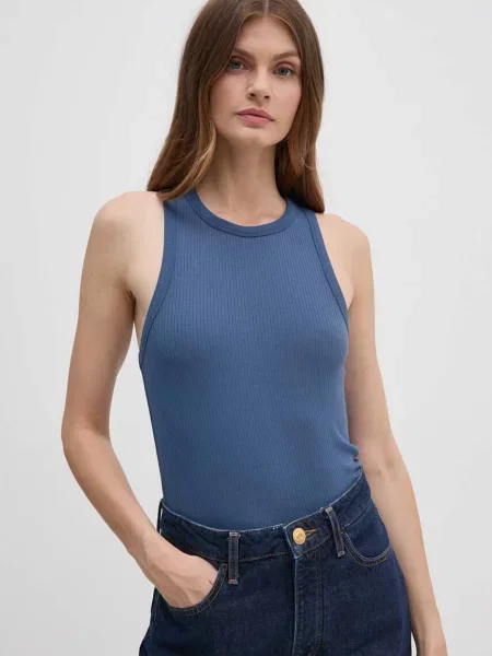 Топ Tommy Hilfiger синьо