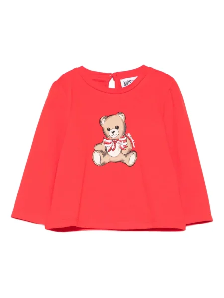 Bluza dziecięca Moschino czerwona