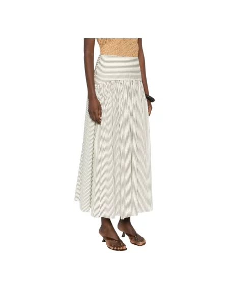 Maksi spódnica maxi Staud beżowa