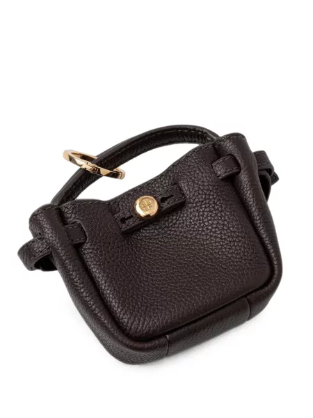 Colier Tory Burch din piele maro