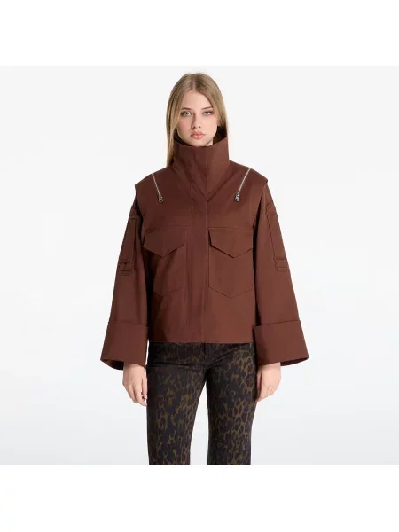 Μπουφάν AllSaints Leighton Jacket Penny Brown M καφέ