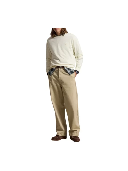 Dzianinowa bluza Polo Ralph Lauren beżowa