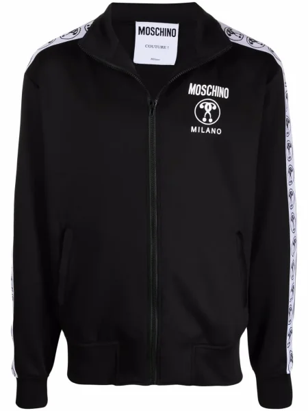 Pulover Moschino cu dungi negru