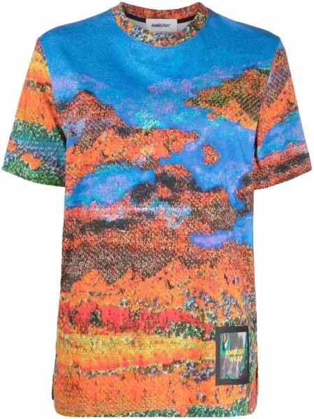 Tricou Ambush cu imagine albastru