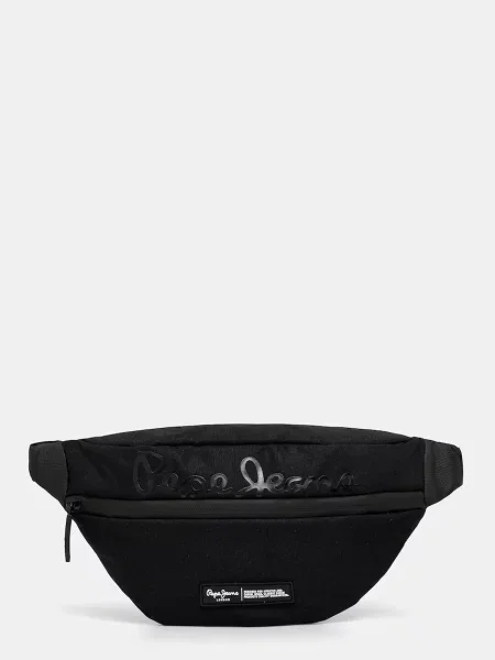 Torbica za okoli pasu Pepe Jeans SEBASTIAN CORE črna