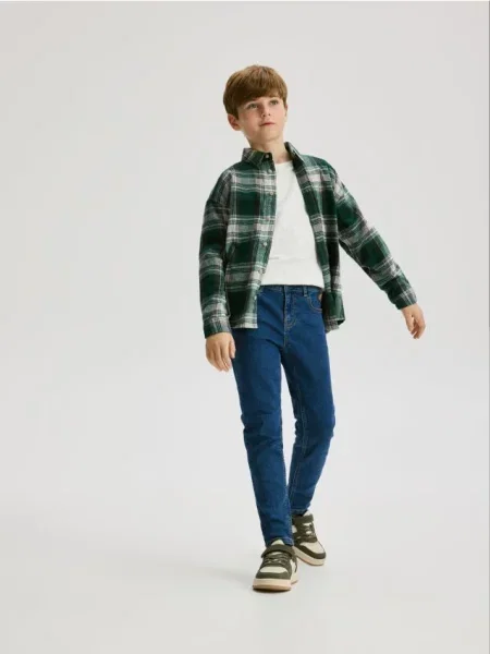 Reserved Blugi slim bleumarin