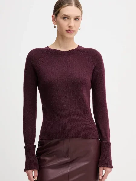 Volnen pulover Sandro Ferrone bordo