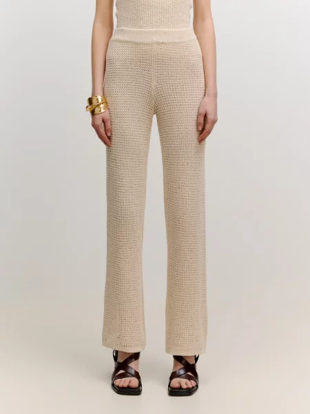 EDITED Pantaloni Vineta crem