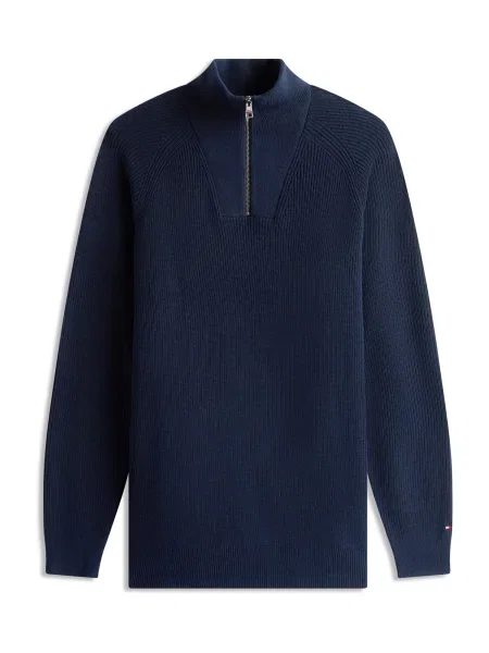 Tommy Hilfiger Big & Tall Pulover închis albastru