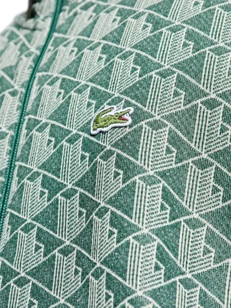 Hanorac cu fermoar Lacoste verde