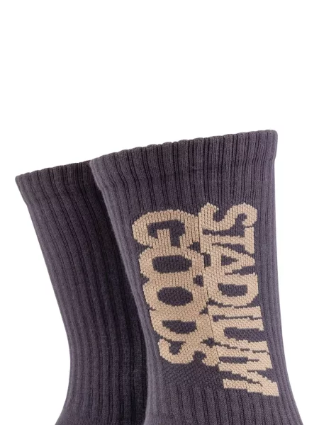Ponožky Stadium Goods s autogramem fialové