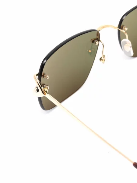 Okulary przeciwsłoneczne Cartier Eyewear złote