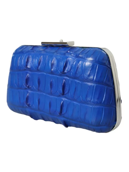 Torebka crossbody Balenciaga skórzana niebieska