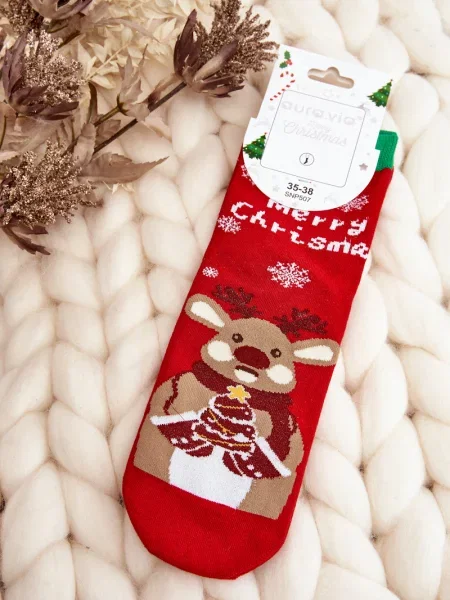 Чорапи Aura.via червено