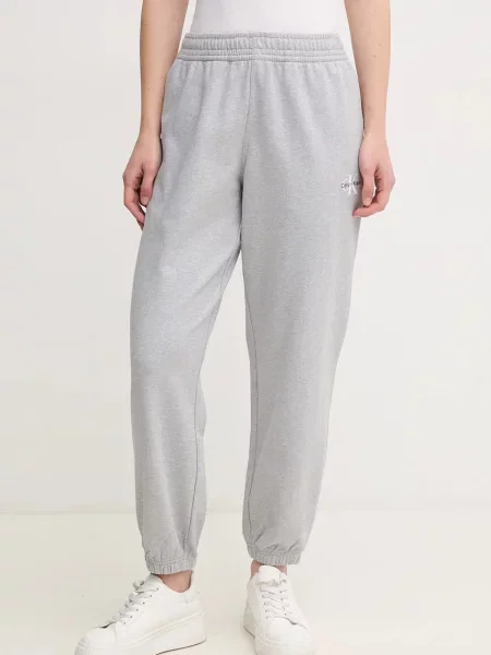 Calvin Klein Jeans trenirka z bombažem siva