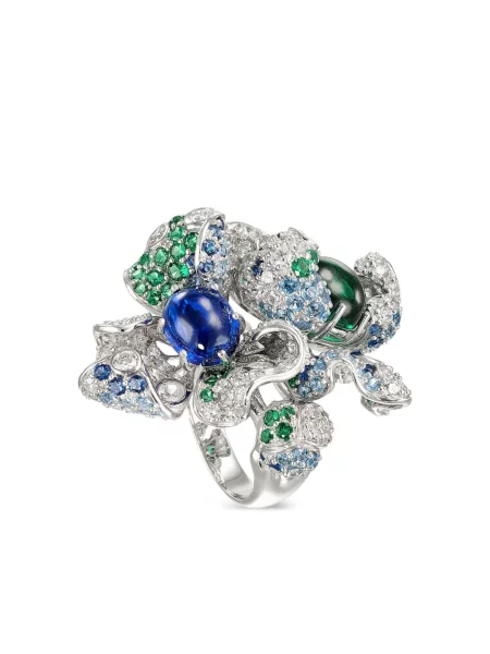 Пръстен Anabela Chan камъни зелено