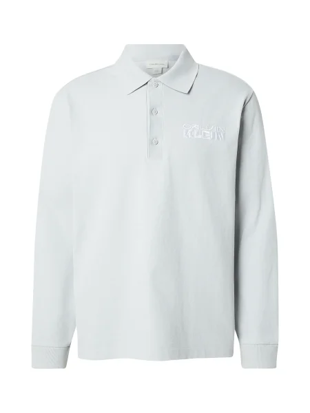 Calvin Klein Jeans Tričko svetlosivá biela