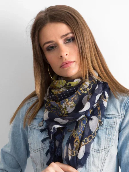 Fular Fashionhunters albastru