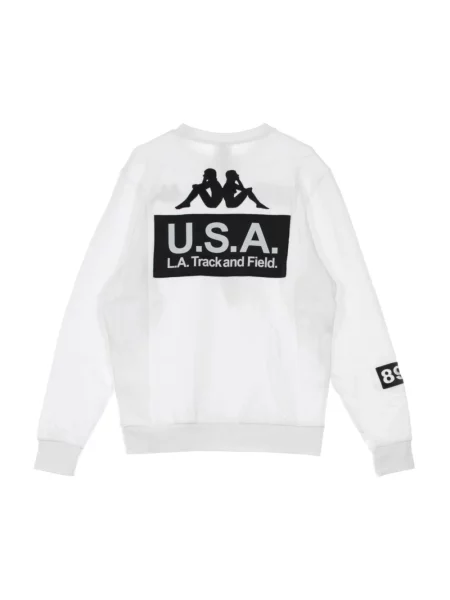 Bluza Kappa z okrągłym dekoltem biała