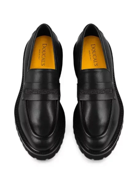 Pantofi loafer Doucal's din piele negru