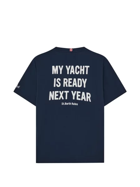 Tricou Mc2 Saint Barth cu imagine albastru