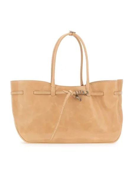 Duża torba Marge Sherwood z przetarciami beżowa