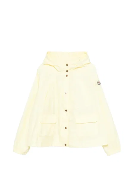 Kurtka dziecięca Moncler Enfant żółta