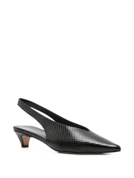Pantofi cu toc Twinset slingback negru