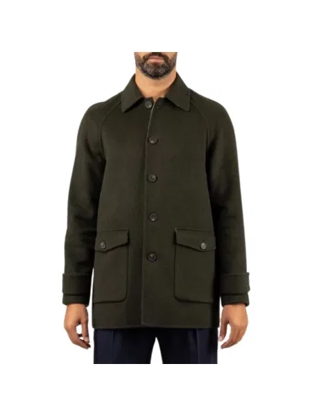 Lniany trencz Alpha Industries zielony